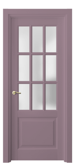 Дверь межкомнатная 0748 Пастельно-фиолетовый RAL 4009. Цвет RAL Пастельно-фиолетовый RAL 4009. Материал Массив бука эмаль. Коллекция Лигнум. Картинка.