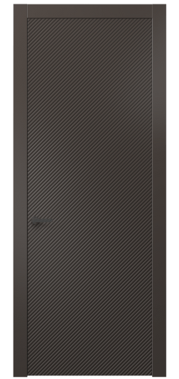 Дверь межкомнатная АКП 8628 МАН. Цвет Матовый антрацит. Материал Гладкая эмаль. Коллекция Дюна. Картинка.