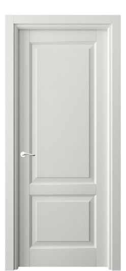 Дверь межкомнатная 0741 ДССР. Цвет Дуб светло-серый. Материал Массив дуба эмаль. Коллекция Лигнум. Картинка.