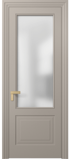 Межкомнатная дверь 8352 МБСК Сатин. Цвет Матовый бисквитный. Материал Гладкая эмаль. Коллекция Рокка. Фото. Дверь межкомнатная 8352 МБСК Сатин. Цвет Матовый бисквитный. Материал Гладкая эмаль. Коллекция Рокка. Картинка.