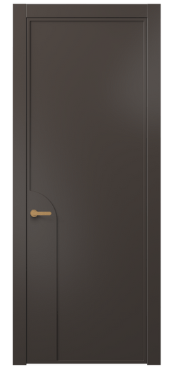 Дверь межкомнатная АКП 8605 МАН. Цвет Матовый антрацит. Материал Гладкая эмаль. Коллекция Фрэйм. Картинка.