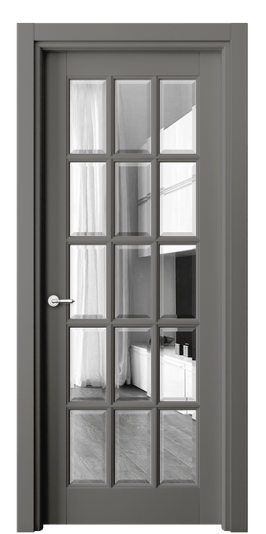 Межкомнатная дверь 6311 БКЛС Зеркало с фацетом. Цвет Бук классический серый. Материал Массив бука эмаль. Коллекция Тоскана Грильято. Фото. Дверь межкомнатная 6311 БКЛС Зеркало с фацетом. Цвет Бук классический серый. Материал Массив бука эмаль. Коллекция Тоскана Грильято. Картинка.