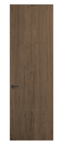 Дверь межкомнатная 0017 ОМДМ. Цвет Орех медный матовый. Материал Шпон Naturwood. Коллекция Селект. Картинка.