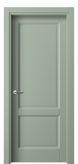 Дверь межкомнатная 1421 ПЭСО. Цвет ПЭТ светло-оливковый. Материал ПЭТ. Коллекция Галант. Картинка.