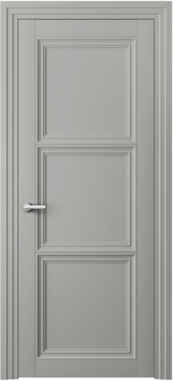 Дверь межкомнатная 2503 МНСР. Цвет Матовый нейтральный серый. Материал Гладкая эмаль. Коллекция Центро. Картинка.