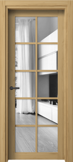 Дверь межкомнатная 2106 СЛВ ДВ ЗЕР. Цвет Солнечный вяз. Материал Ламинатин. Коллекция Нео. Картинка.