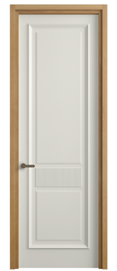 Дверь межкомнатная 6717 БЖМ. Цвет Бук жемчуг. Материал Массив бука эмаль. Коллекция Шарм. Картинка.