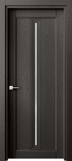 Межкомнатная дверь 6123 ДАН САТ. Цвет Дуб антрацит. Материал Массив дуба эмаль. Коллекция Эго. Фото. Дверь межкомнатная 6123 ДАН САТ. Цвет Дуб антрацит. Материал Массив дуба эмаль. Коллекция Эго. Картинка.