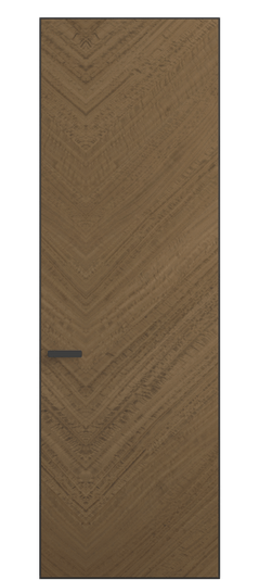 Дверь межкомнатная 0201 ЭВКМФ Эвкалипт кофейный матовый фризе. Цвет Эвкалипт кофейный матовый фризе. Материал Шпон эвкалипта Naturwood. Коллекция Рифт. Картинка.