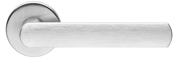 Ручки для дверей Ручка дверная Люче. Цвет Матовый хром. Коллекция Люче. Картинка.