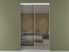 Перегородка Formato внутри проёма 2 створки