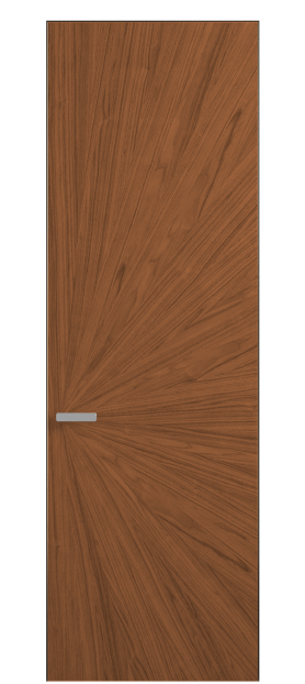 Дверь межкомнатная 0206 ОМДМР Орех медный матовый. Цвет Орех медный матовый рифт. Материал Радиальный шпон Naturwood. Коллекция Рифт. Картинка.