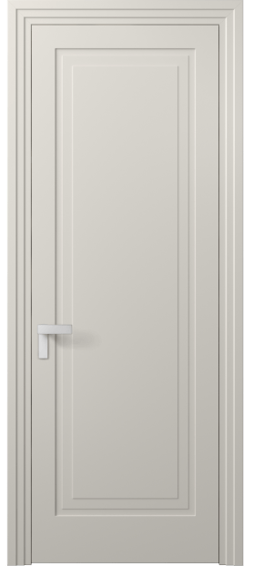 Дверь межкомнатная 8301 МОС. Цвет Матовый облачно-серый. Материал Гладкая эмаль. Коллекция Рокка. Картинка.