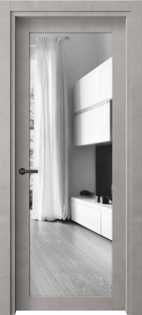 Дверь межкомнатная 2102 neo ЛСЕ ДВ ЗЕР. Цвет Леон серебро. Материал Teknofoil Ламинатин. Коллекция Нео. Картинка.