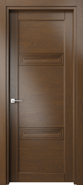 Дверь межкомнатная 6111 ДКР. Цвет Дуб королевский. Материал Массив дуба. Коллекция Эго. Картинка.