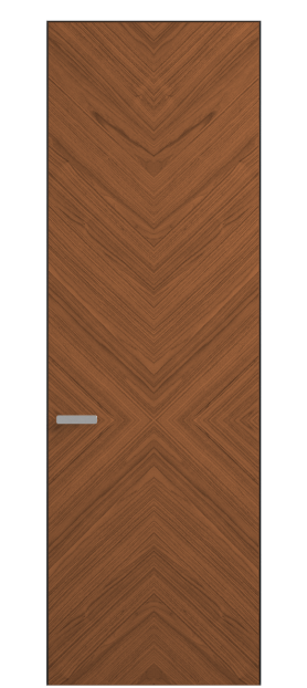 Дверь межкомнатная АКП 0205 ОМДМР Орех медный матовый. Цвет Орех медный матовый рифт. Материал Радиальный шпон Naturwood. Коллекция Рифт. Картинка.