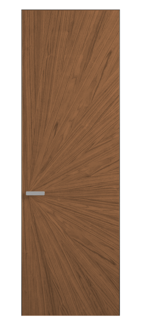 Дверь межкомнатная 0206 ОУММР Орех умбра матовый. Цвет Орех умбра матовый рифт. Материал Радиальный шпон Naturwood. Коллекция Рифт. Картинка.