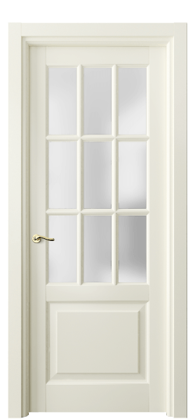 Дверь межкомнатная 0748 БМБ САТ. Цвет Бук молочно-белый. Материал Массив бука эмаль. Коллекция Лигнум. Картинка.