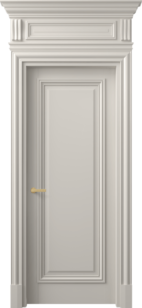 Дверь межкомнатная 7301 БОС. Цвет Бук облачный серый. Материал Массив бука эмаль. Коллекция Антик. Картинка.