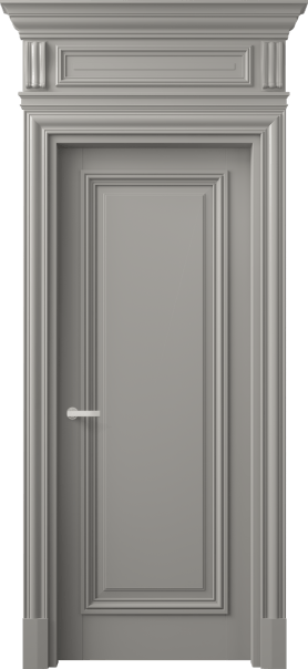 Дверь межкомнатная 7301 БНСР. Цвет Бук нейтральный серый. Материал Массив бука эмаль. Коллекция Антик. Картинка.